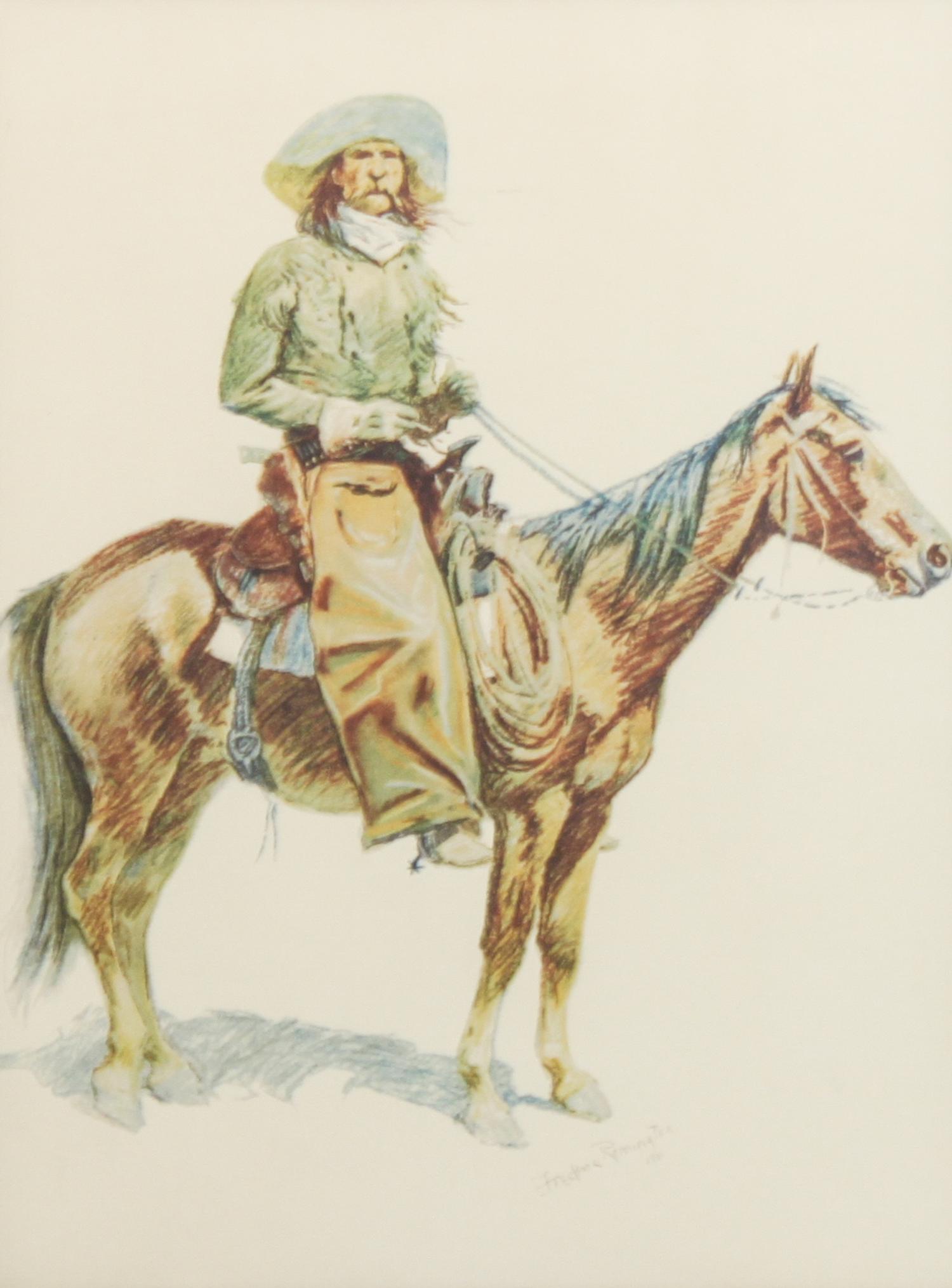 Remington, Frederic S., after (American, 1861-1909) Each 14 1/2 x 10 3/4 inches.