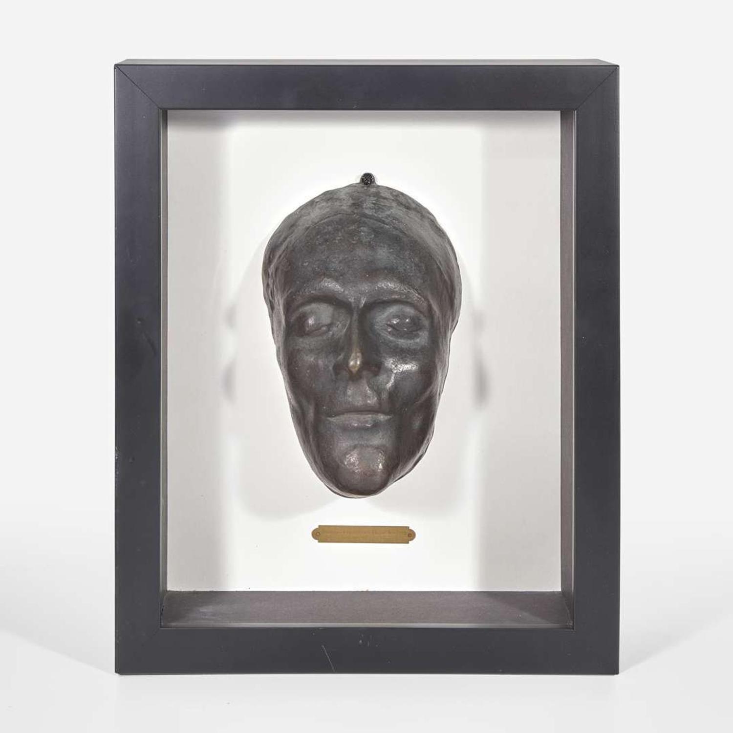 After Moïse Kisling (French/Polish, 1891-1953) and Jacques Lipchitz (American/French, 1891-1973) Bronze Death Mask of Modigliani