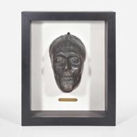 After Moïse Kisling (French/Polish, 1891-1953) and Jacques Lipchitz (American/French, 1891-1973) Bronze Death Mask of Modigliani