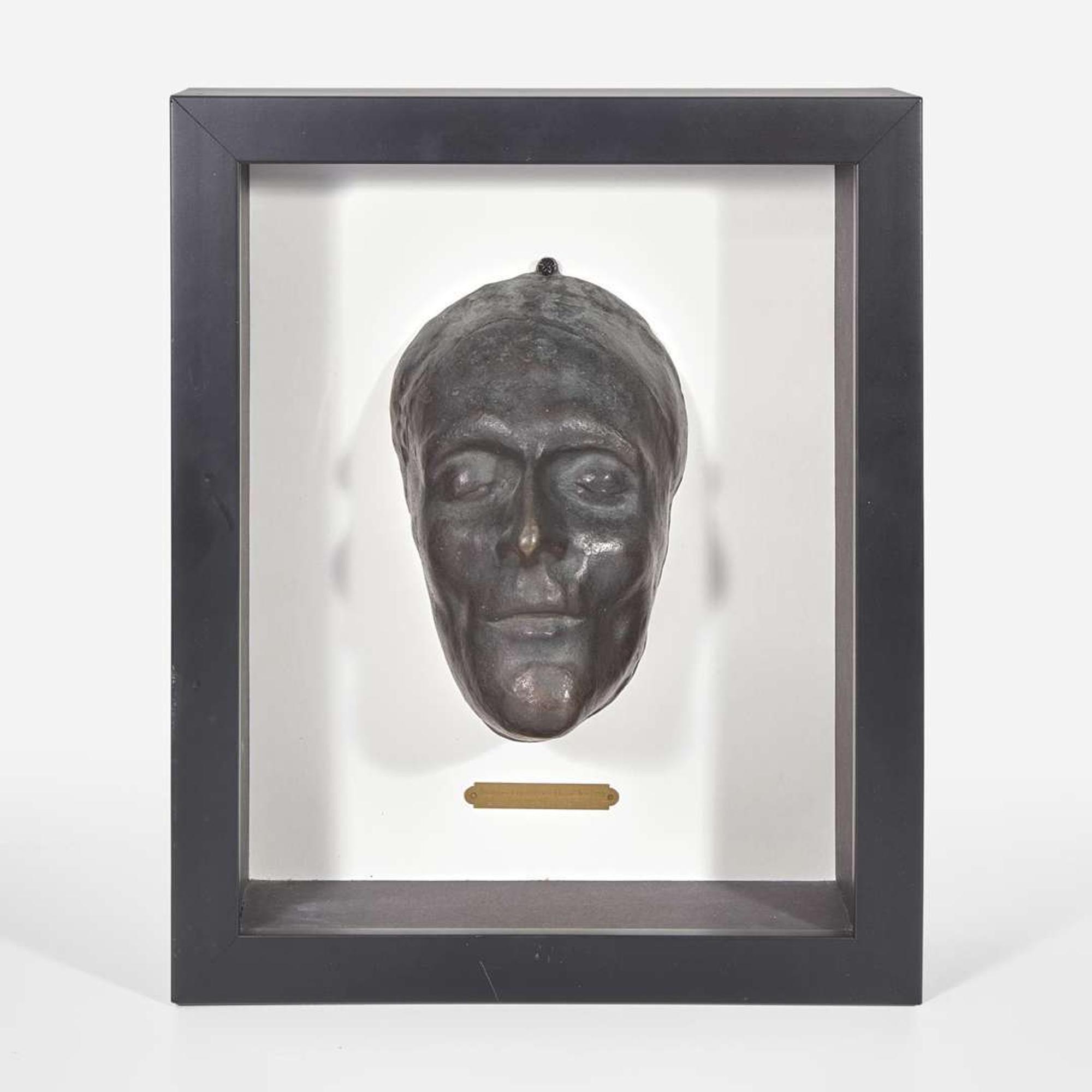 After Moïse Kisling (French/Polish, 1891-1953) and Jacques Lipchitz (American/French, 1891-1973) Bronze Death Mask of Modigliani