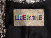LIBERTINE, SILVER SEQUINED TAILORED JACKET