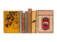 [PUBLISHER'S TRADE BINDINGS - AMERICAN]. A group of 7 bindings featuring Western themes, comprising:
