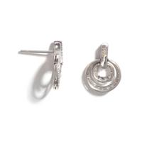 WHITE GOLD AND DIAMOND EARRINGS