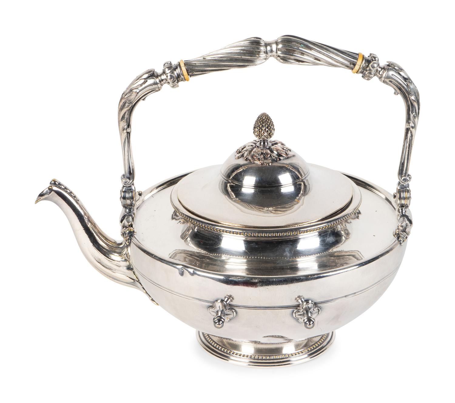 A Christofle Silver Plate Kettle — 20TH CENTURY