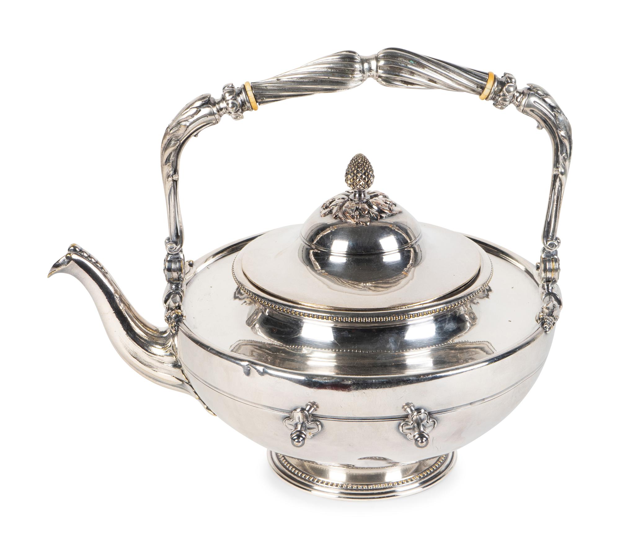 A Christofle Silver Plate Kettle — 20TH CENTURY