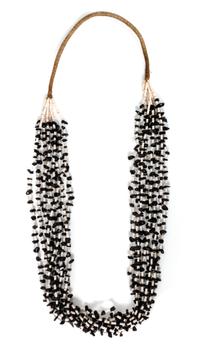 Two Heishi Necklaces Length of longest 34 inches.