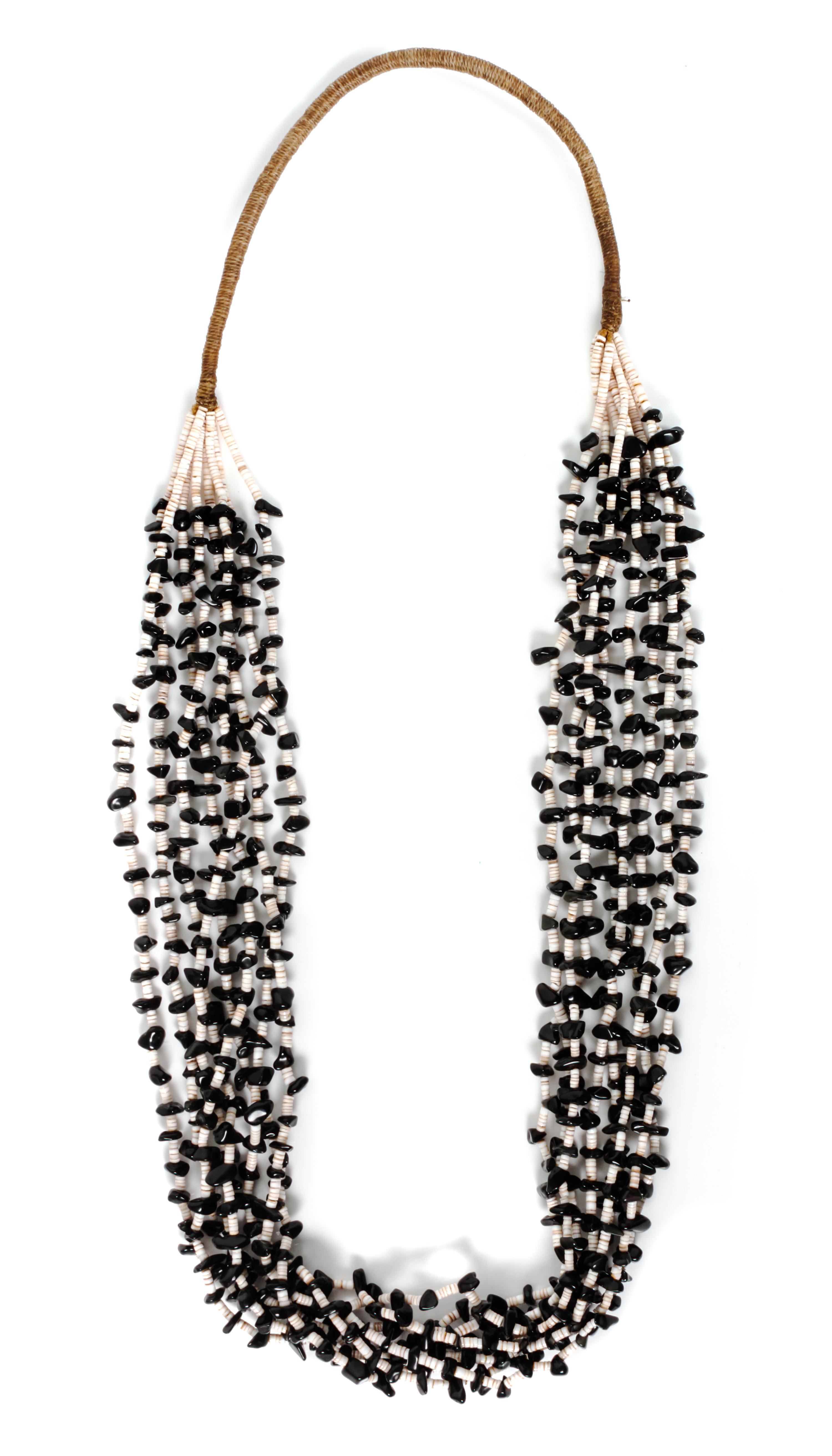 Two Heishi Necklaces Length of longest 34 inches.