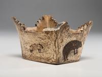 Early Zuni Polychrome Pottery Container