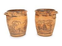 A Pair of Davenport Terracotta Wine Coolers