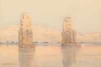 The Colossi of Memnon , 1925