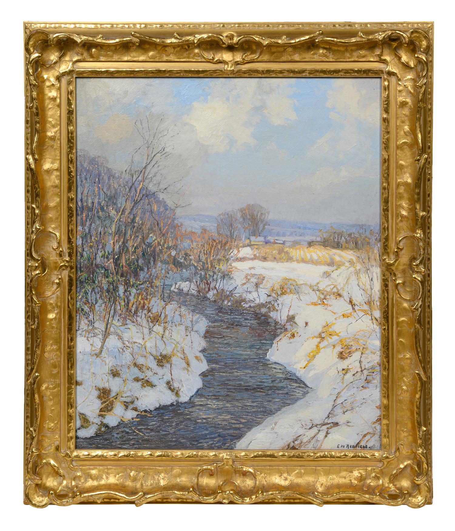 The Peaceful Stream in Winter , c. 1915