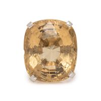 SMOKY QUARTZ AND DIAMOND RING