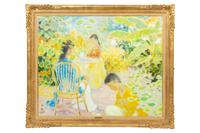 Le repos dans le jardin