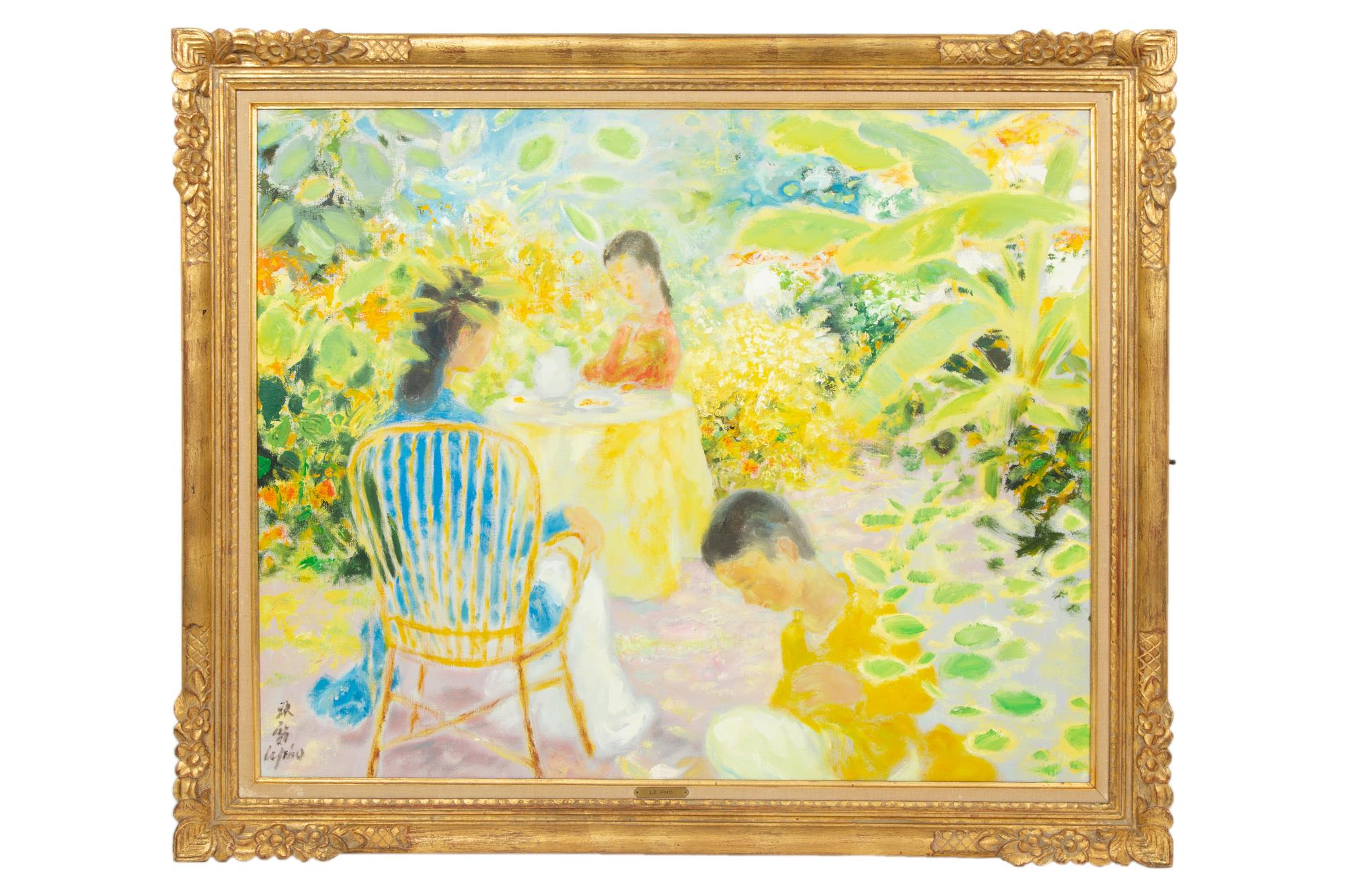 Le repos dans le jardin