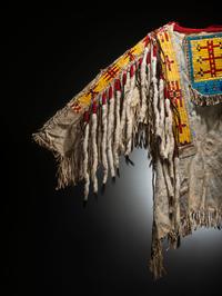Sioux Quilled and Beaded Hide Shirt