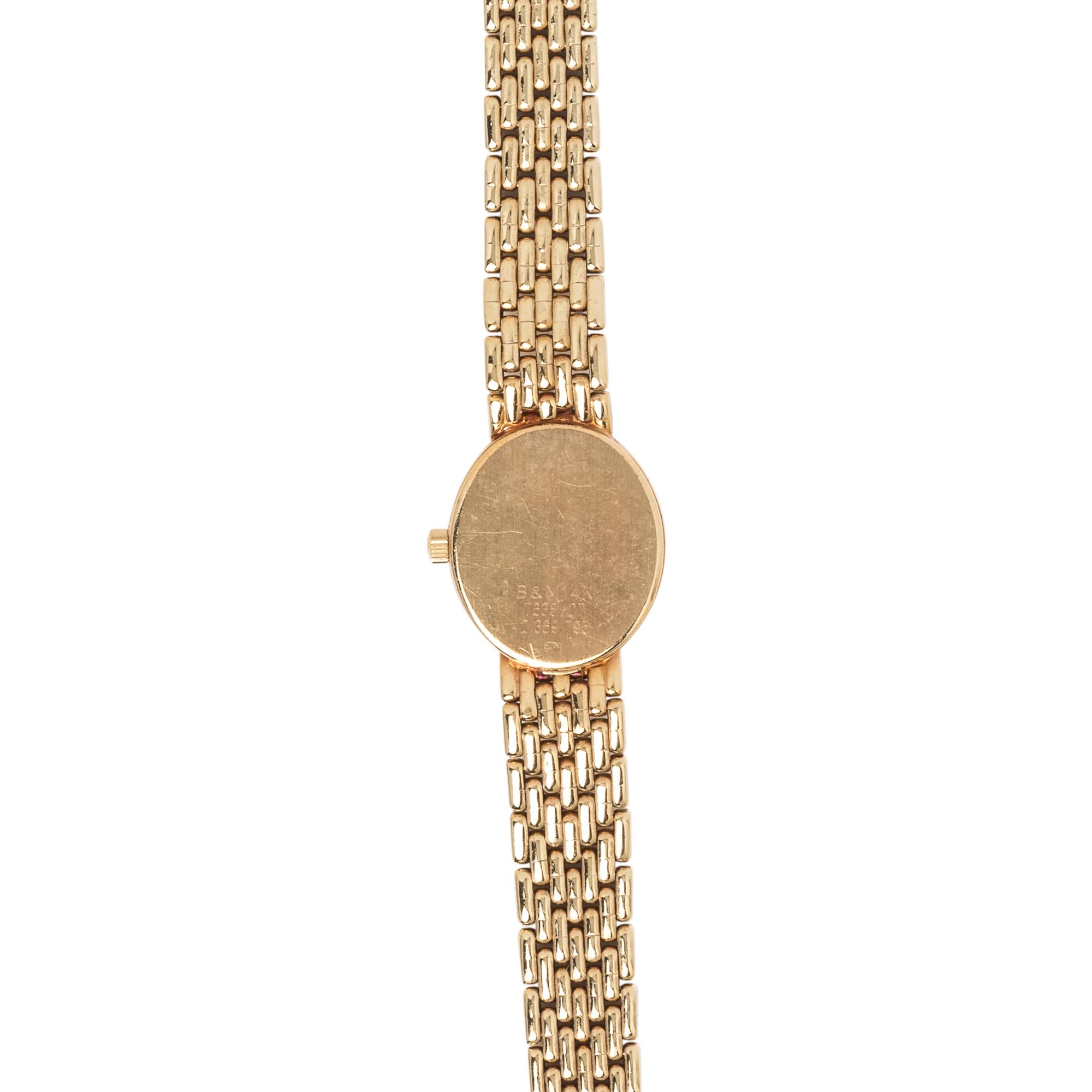 BAUME & MERCIER, 14K YELLOW GOLD WRISTWATCH