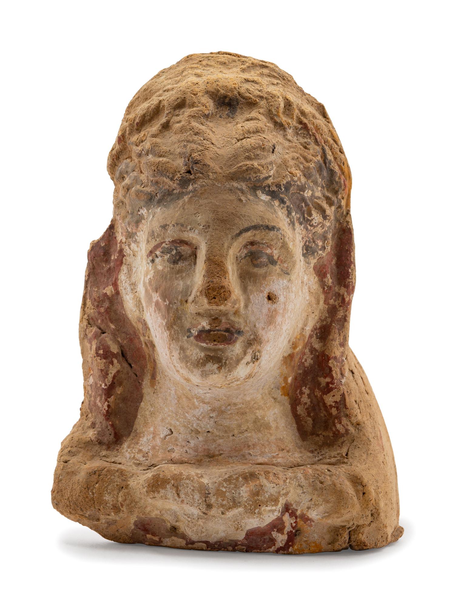 A Greek Terra Cotta Antefix