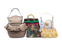 6 Handbags: Fendi, Bottega Veneta, Moschino, Armani, and Mont Blanc