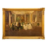 Aristocrats in a Grand Salon