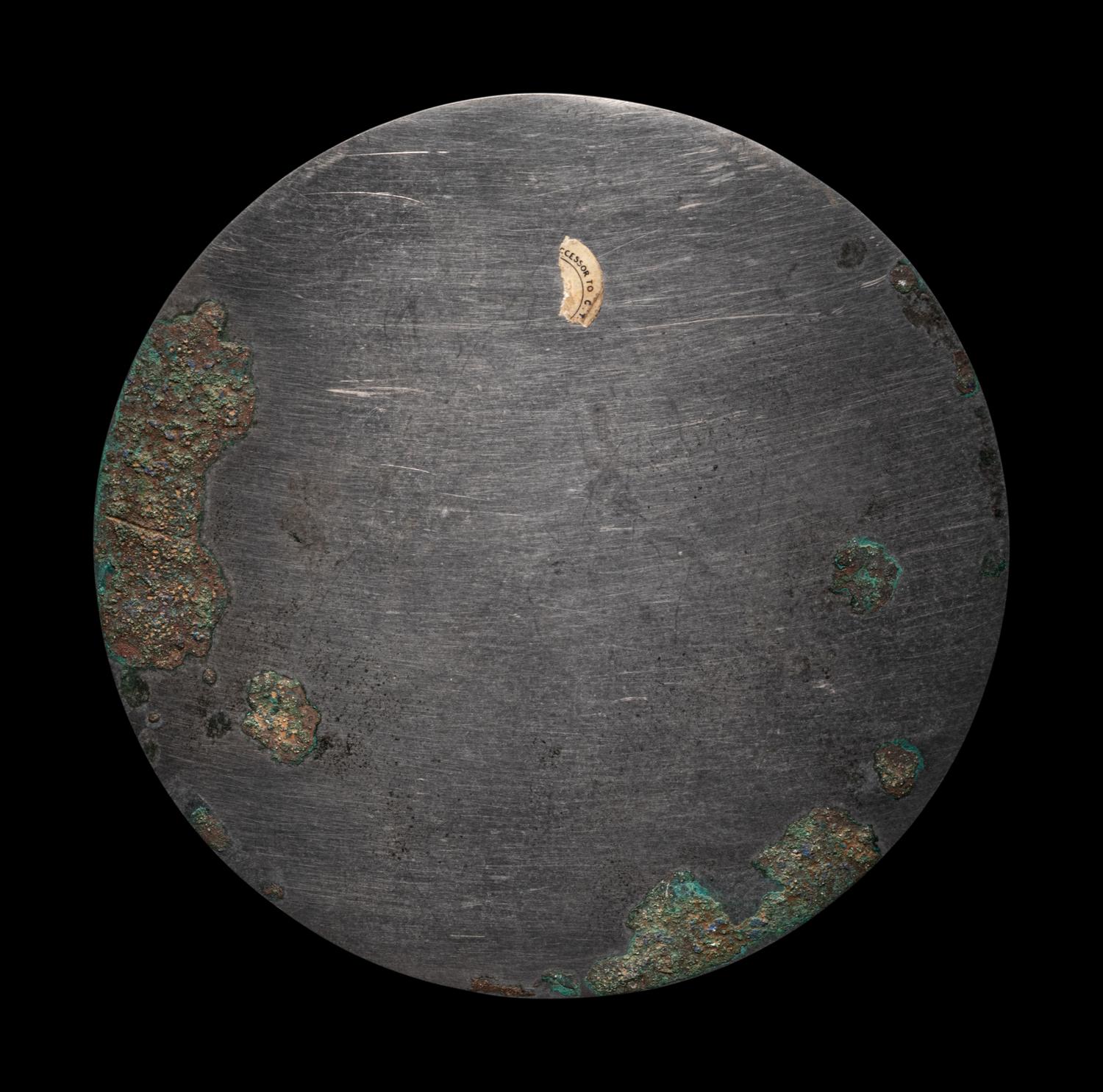 A Bronze 'Moon Palace' Mirror