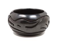 Carved Blackware Bowl Lot is located and will ship from Denver, Colorado.