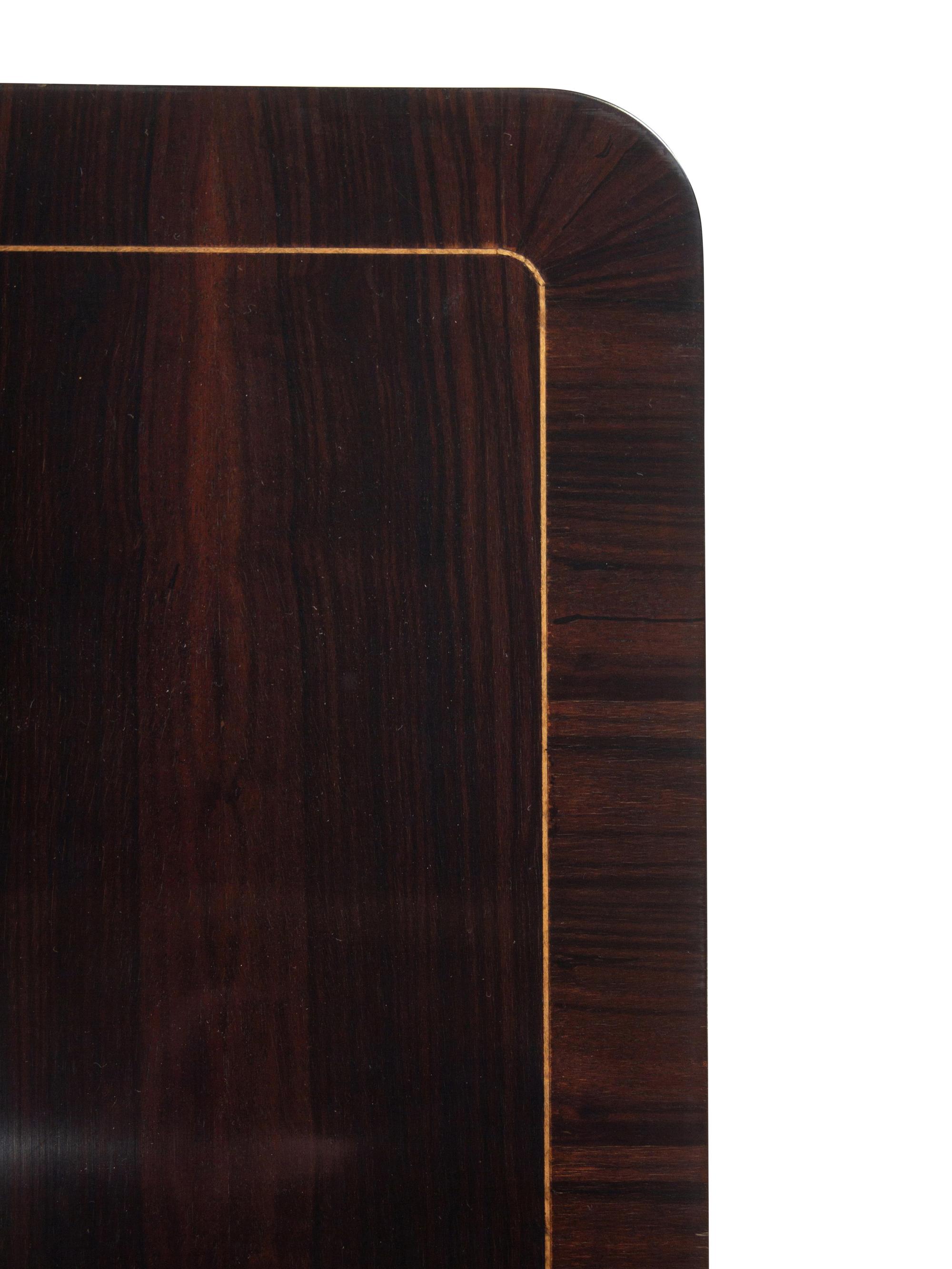 A Gregorius | Pineo Ebony Veneered Dining Table