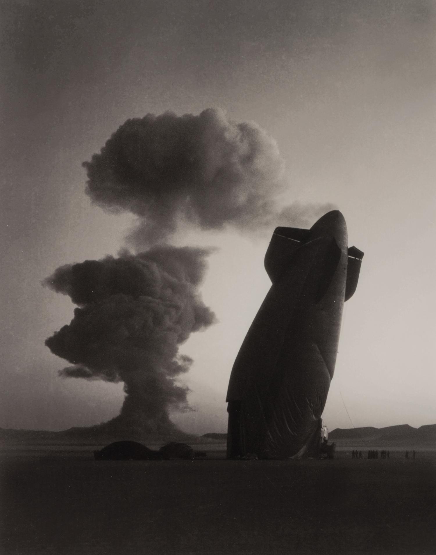 [OPERATION PLUMBBOB - WILSON TEST]. A group of 5 photographs from the Operation Plumbbob atomic tests. 1957 (but printed 2009)
