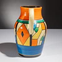 Clarice Cliff (English, 1899–1972) — Diamonds pattern Lotus Jug