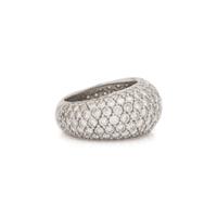 HAMILTON, PLATINUM AND DIAMOND BOMBÉ RING