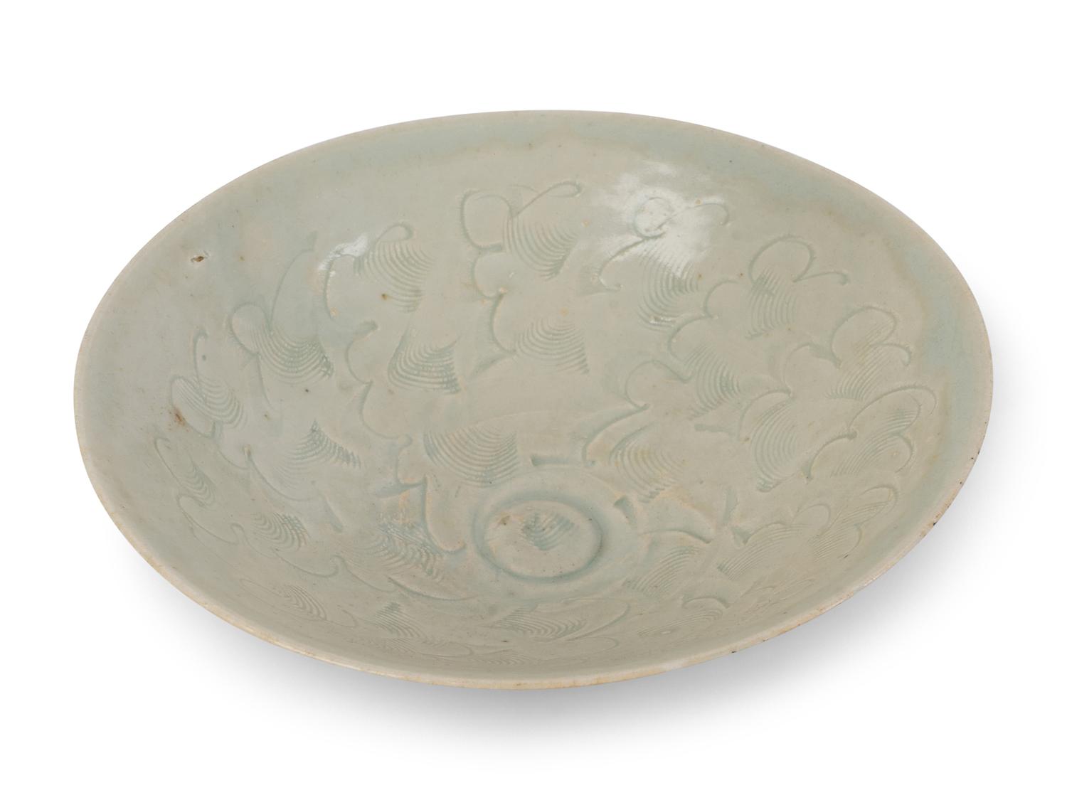 A Qingbai Porcelain Incised Bowl — SONG DYNASTY
