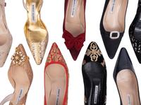 Nine Pairs of Manolo Blahnik Shoes