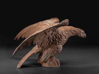 A Cast Iron Eagle Finial