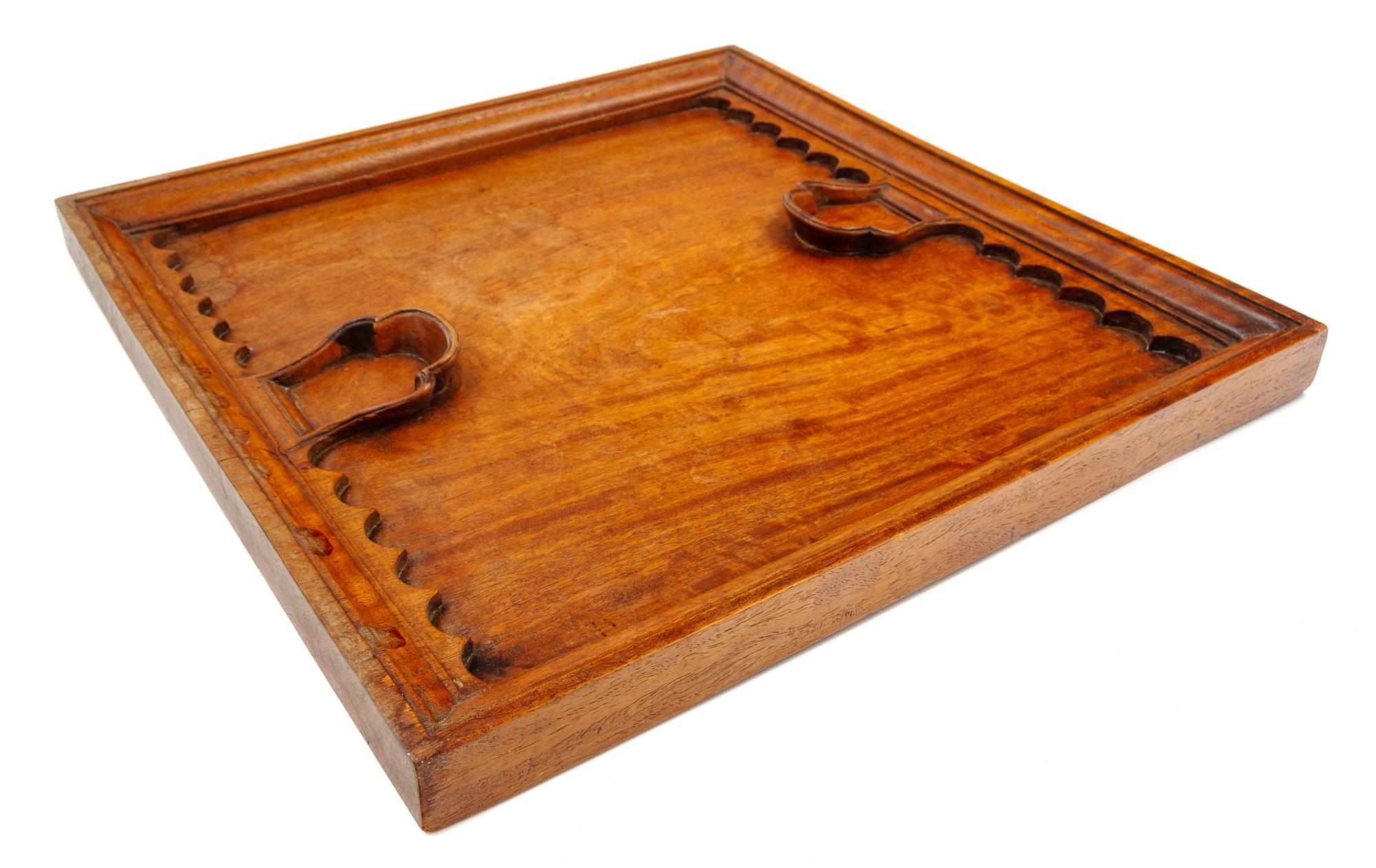 A Chinese Possibly Huanghuali Tray 19 1/2 x 19 1/8 inches. — QING DYNASTY (1644-1911)