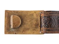 [CIVIL WAR]. Officer's sword belt equipped with Model 1851 belt plate.