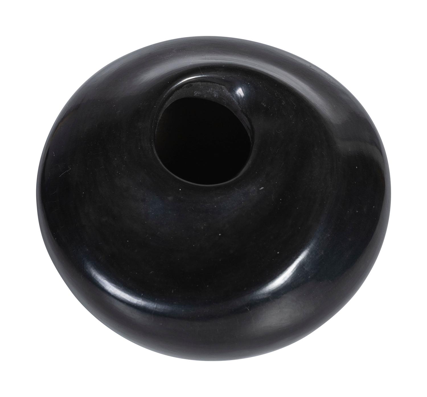 Santa Clara Miniature Blackware Pottery Jars