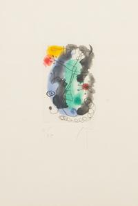 Joan Miro, (Spanish, 1893-1983), Femme en colere, 1958