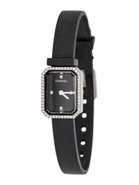 CHANEL, STAINLESS STEEL AND DIAMOND 'PREMIERE MINI' WATCH