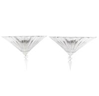 A Pair of Baccarat Mille Nuits Cut-Glass Sconces