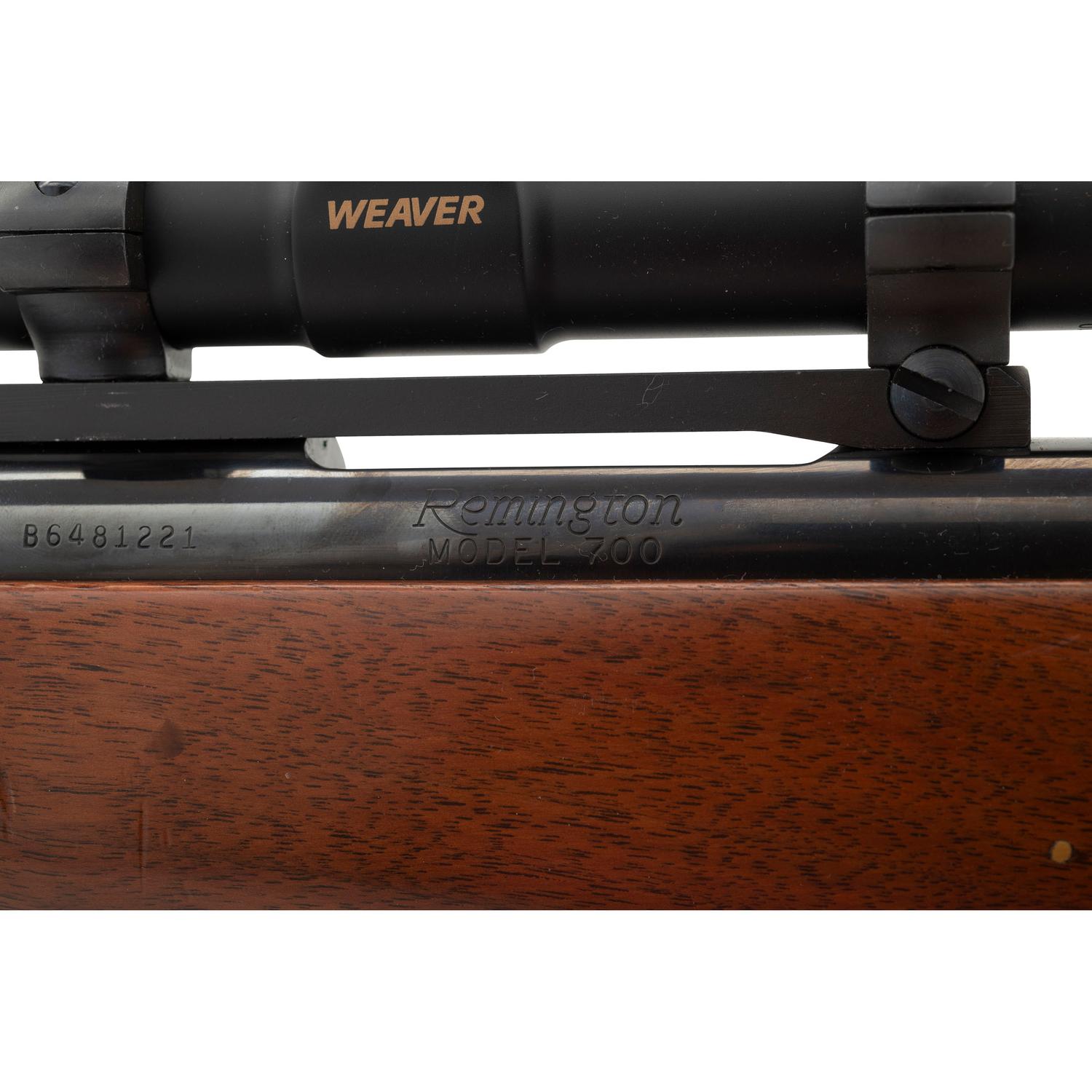 *Remington Model 700 with Weaver Scope