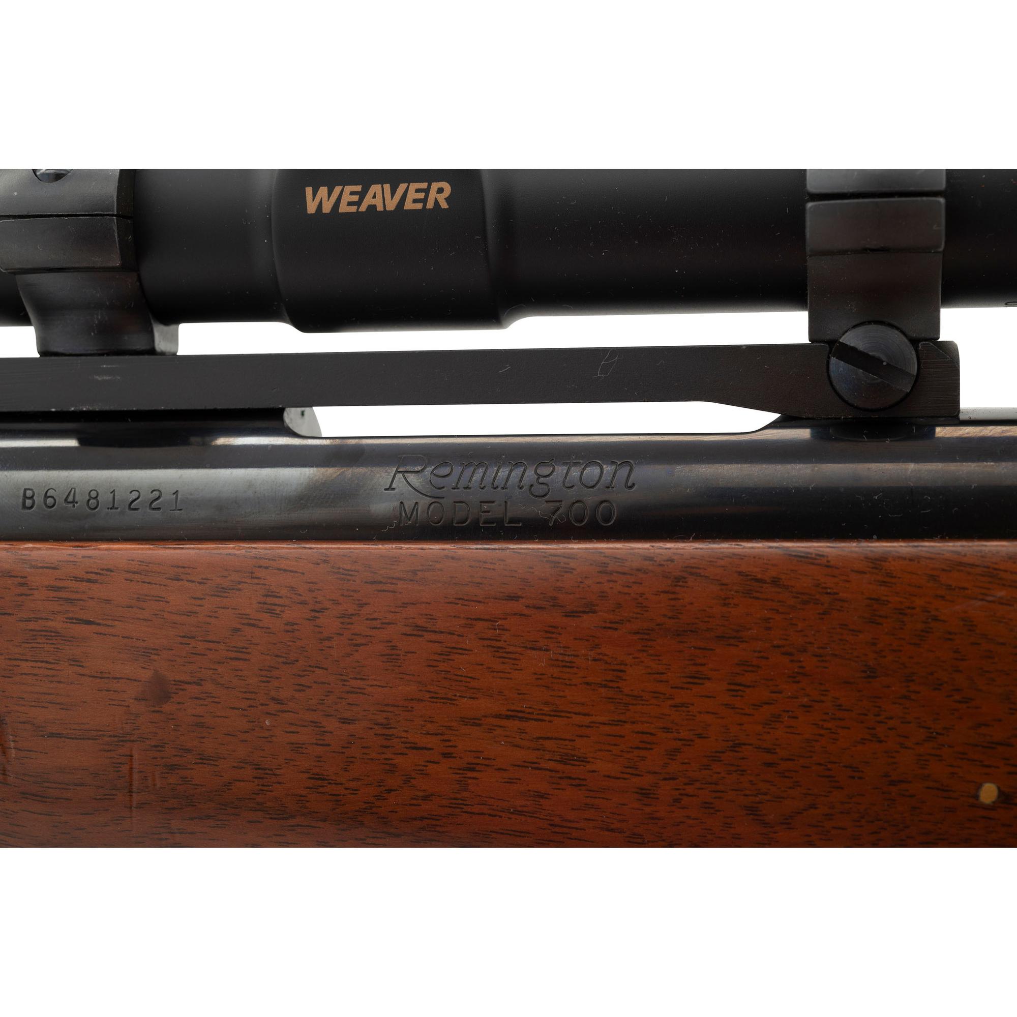 *Remington Model 700 with Weaver Scope