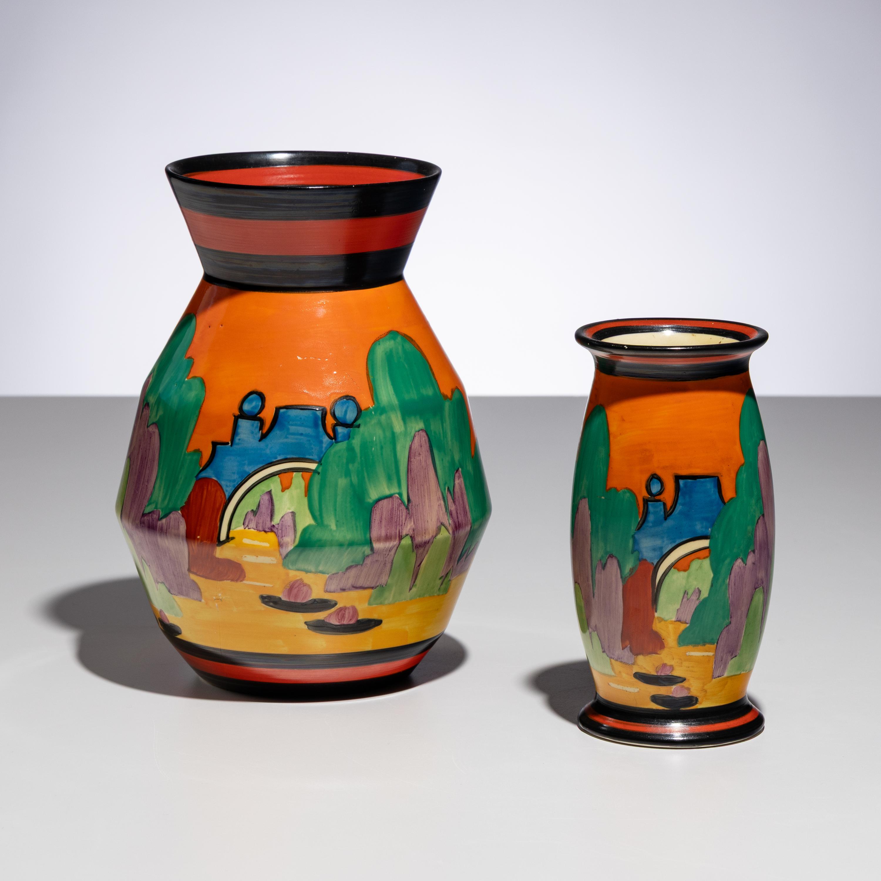 Clarice Cliff (English, 1899–1972) — Avignon pattern, two Items