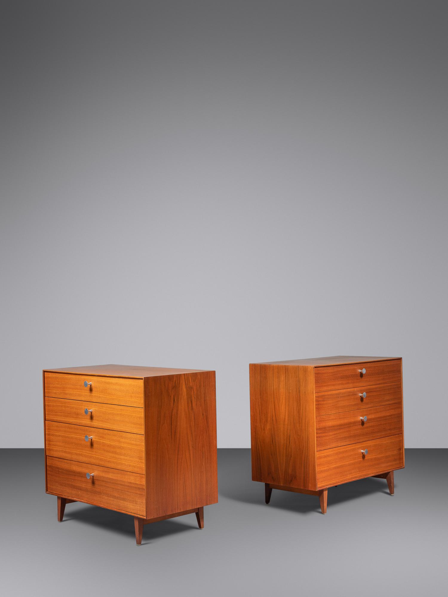 Pair of Thin Edge Cabinets, with center vanity Herman Miller, USA