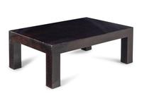 A Black Lacquer Cocktail Table