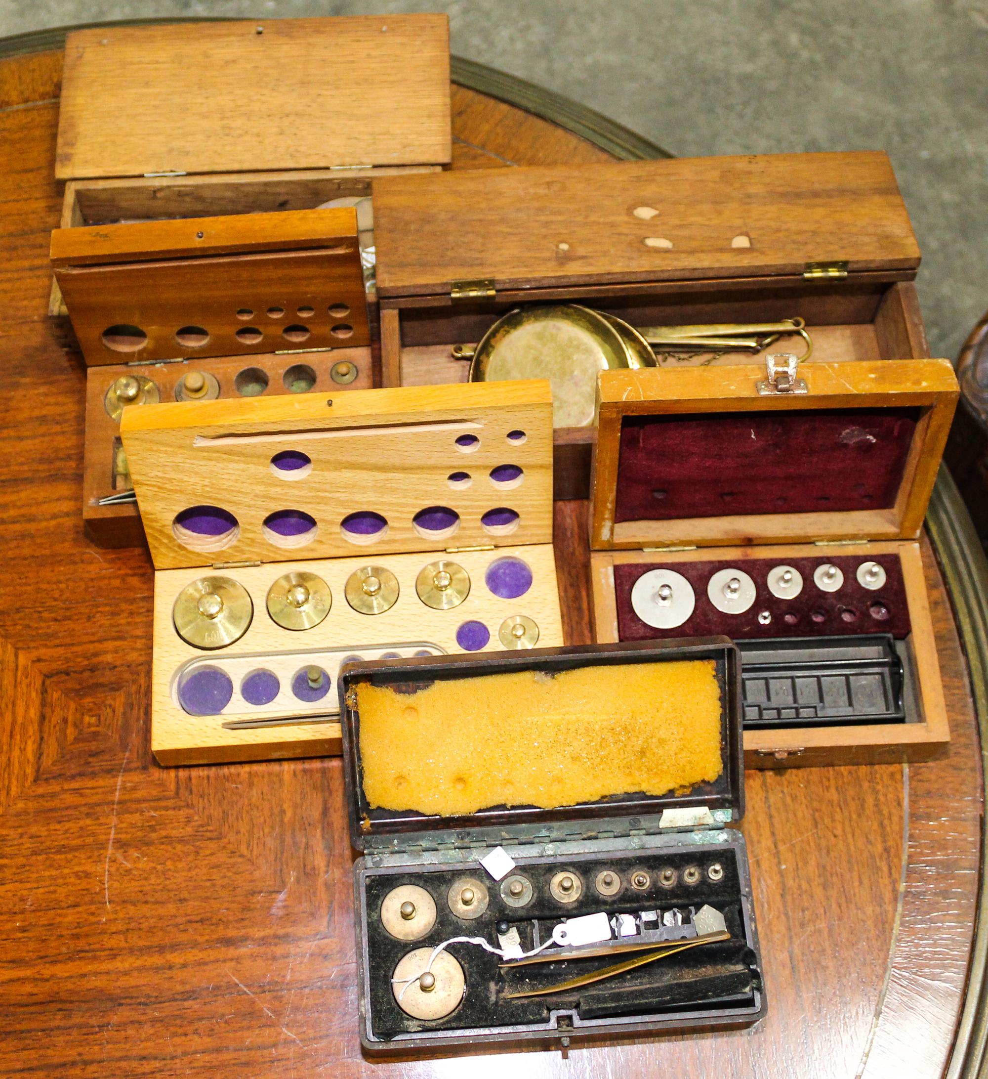 A Collection of Cased Pocket Jewelers Pans — 19TH CENTURY AND LATER
