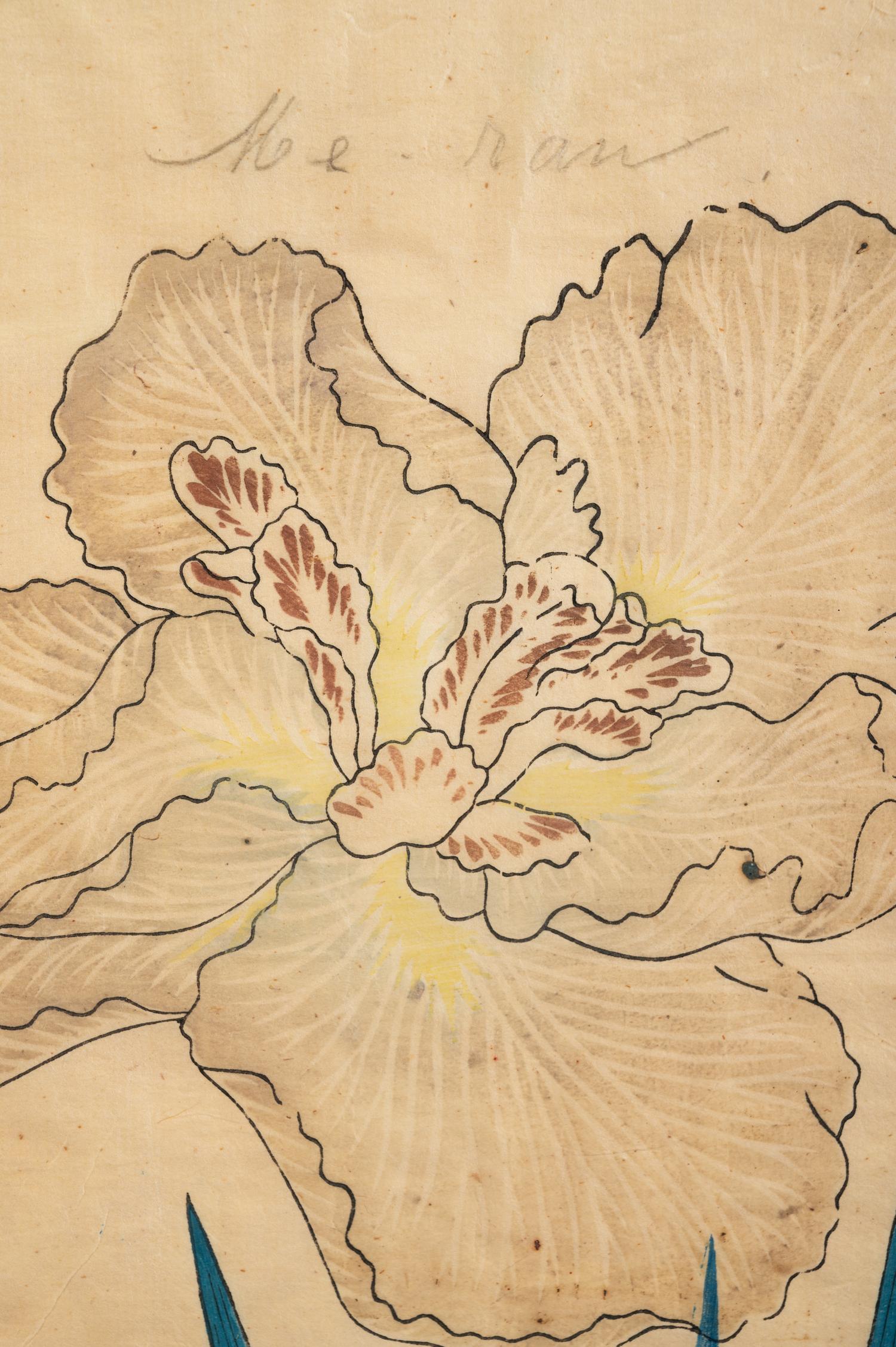 A Group of Six Japanese Color Lithographs from the Yokohama Seed Company