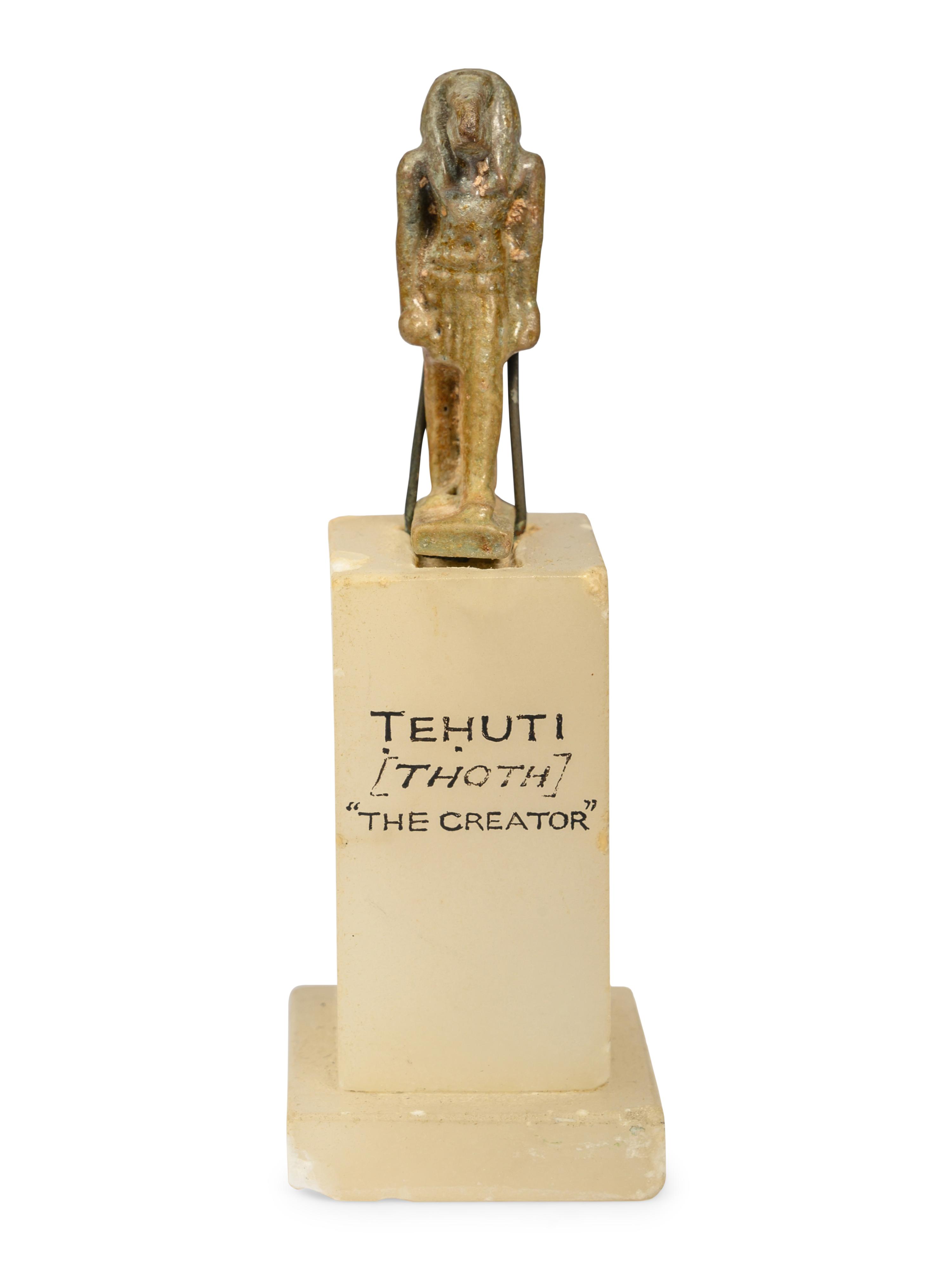 An Egyptian Faience Thoth