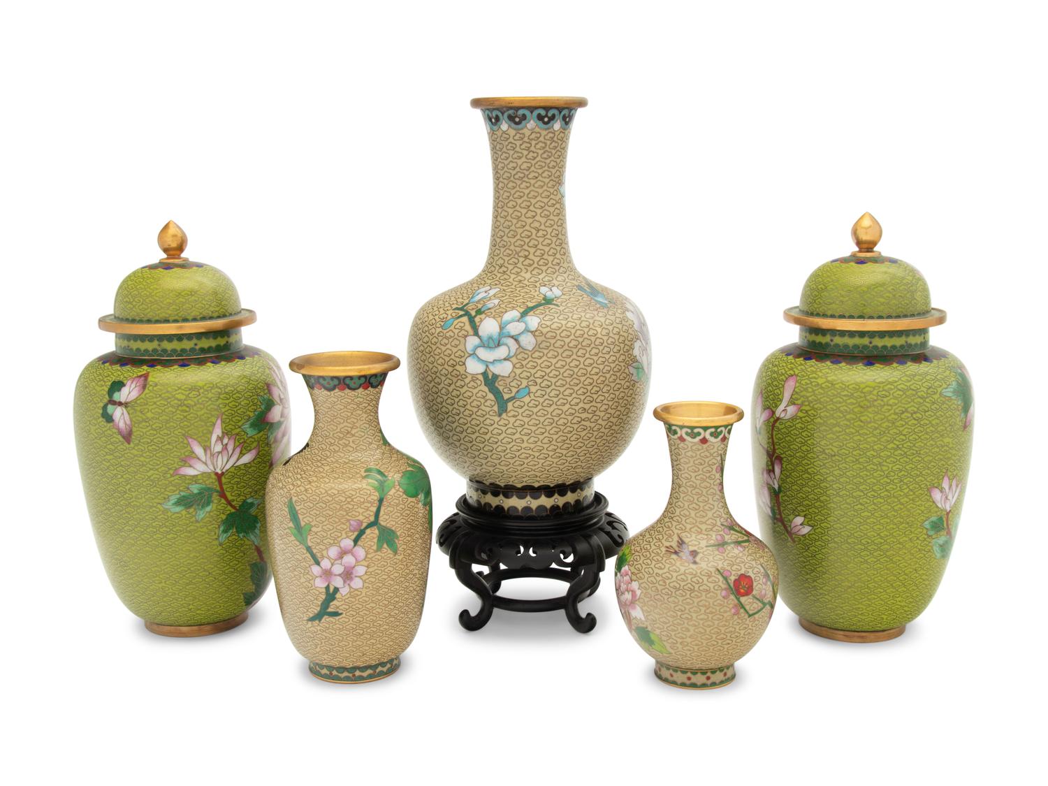 14 Chinese Cloisonné Enamel Articles