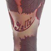 Émile Gallé A "Roses" Vase, circa 1900