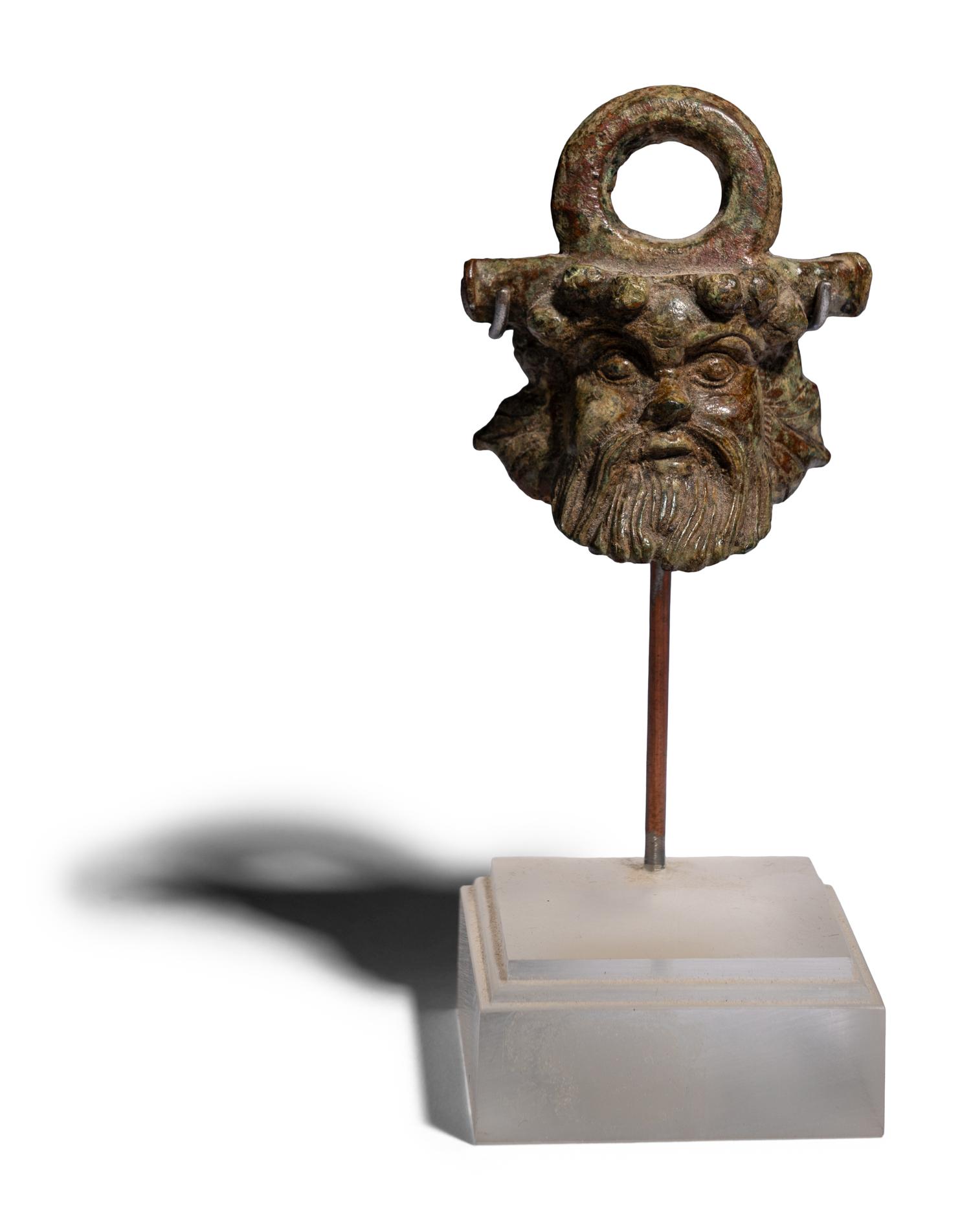 A Roman Bronze Silenus