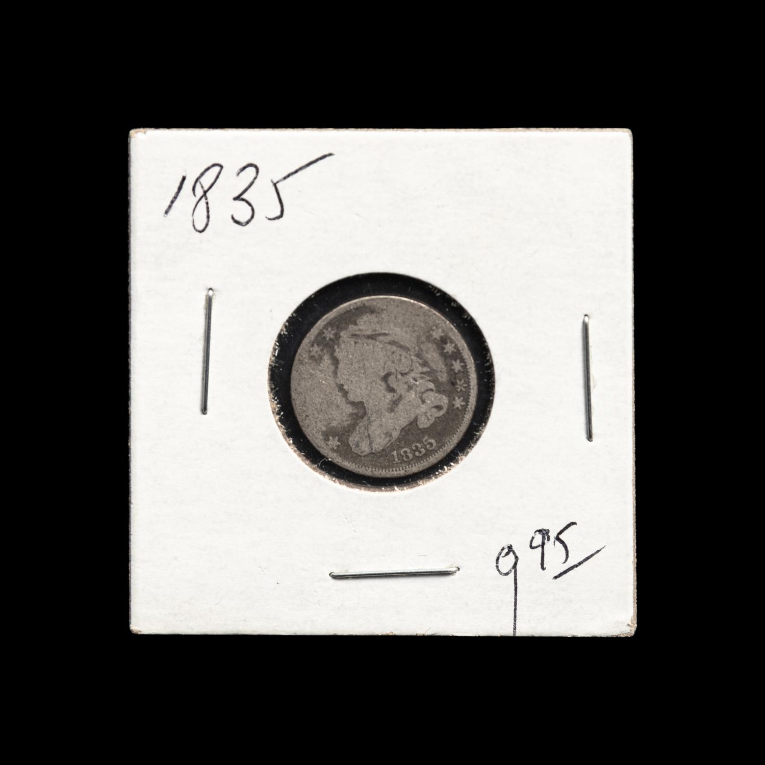 An 1835 Capped Bust 10c Coin